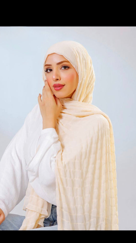 BubbleY stretchy chiffon hijab