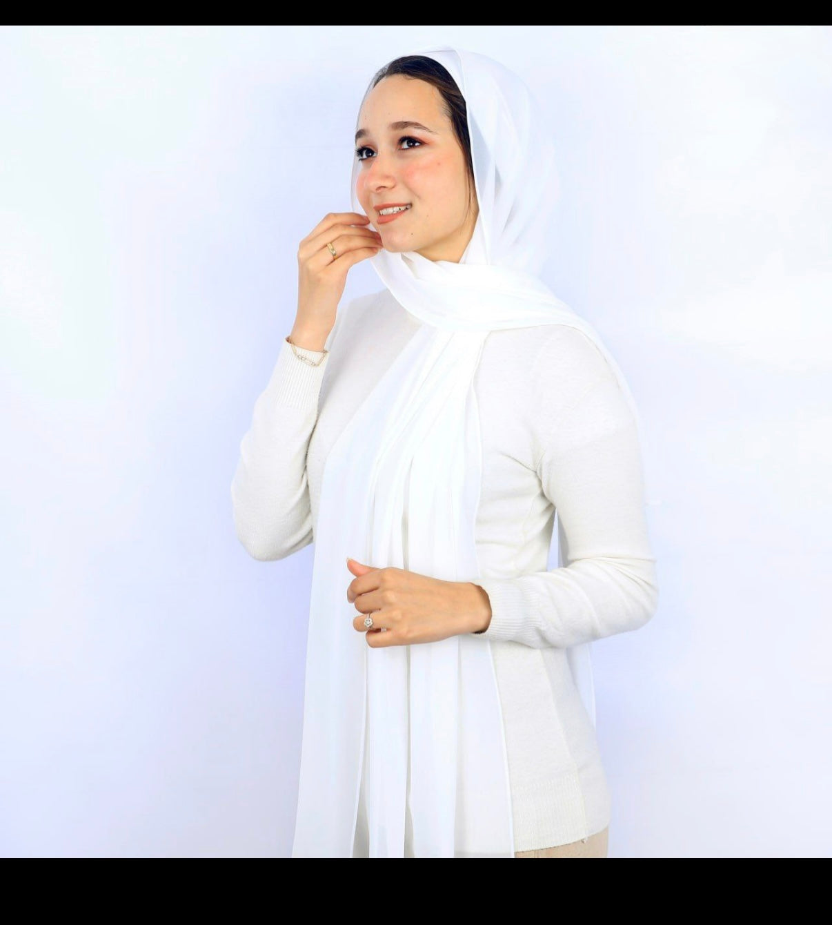 Chiffon hijab nonslip