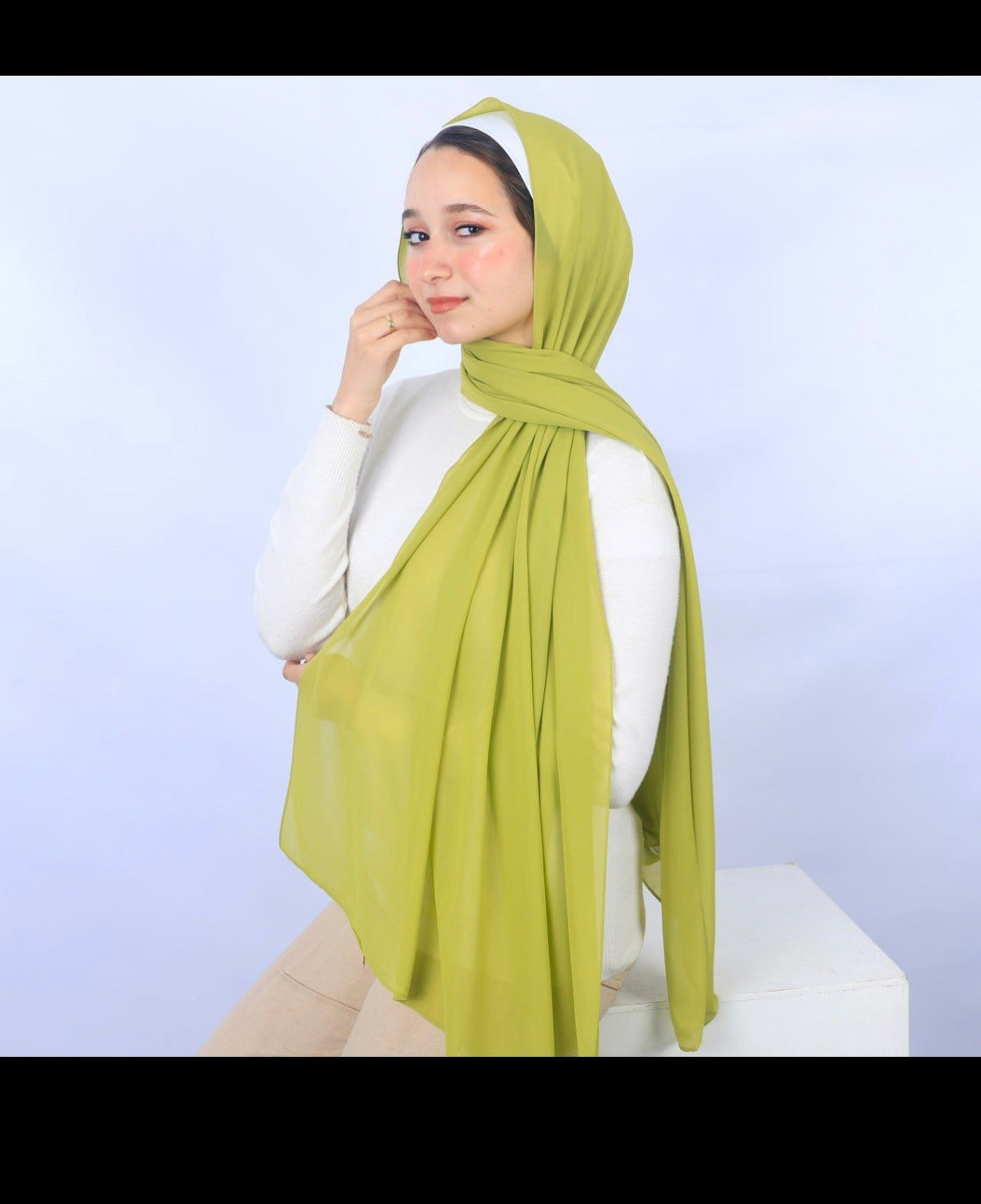 Chiffon hijab nonslip