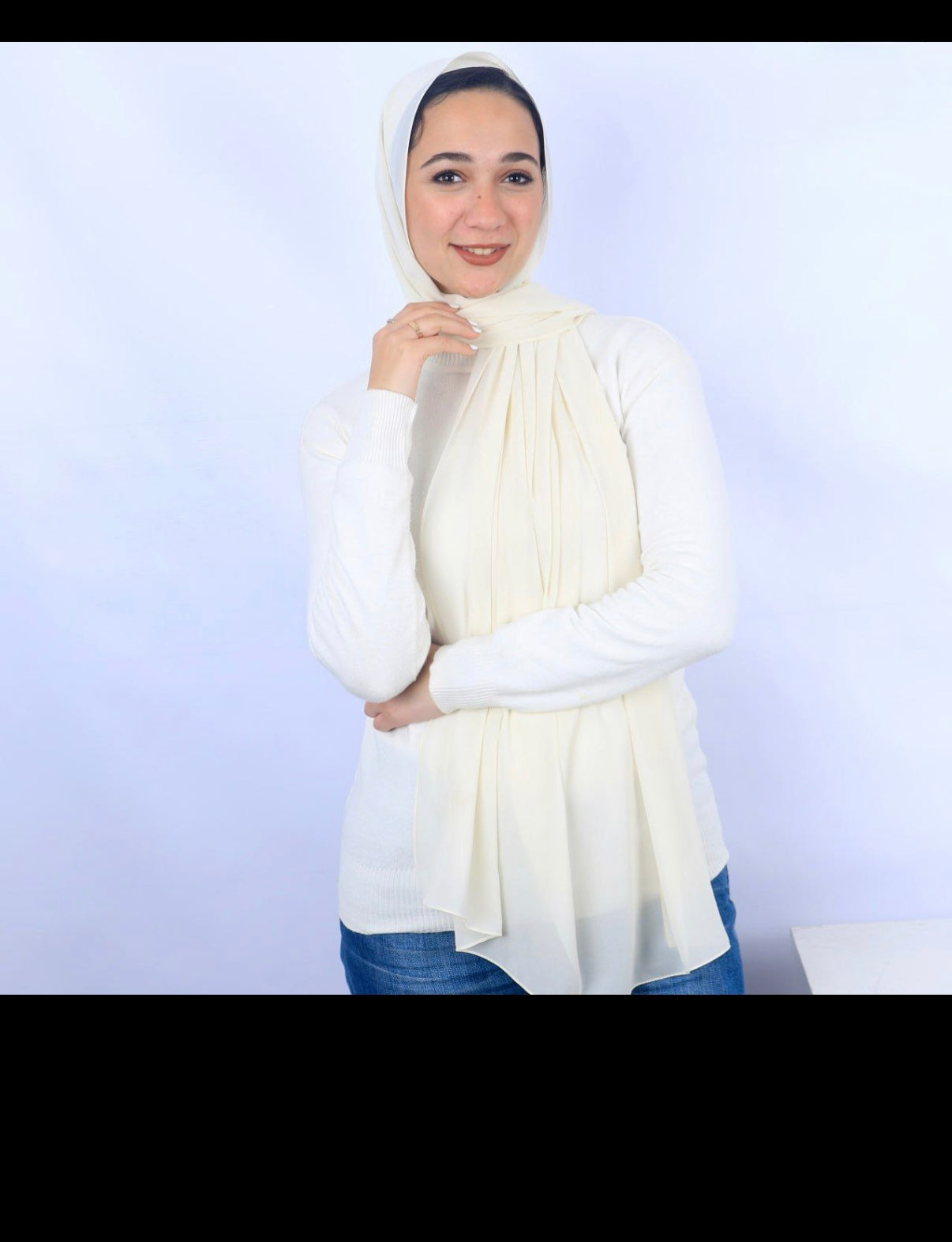 Chiffon hijab nonslip