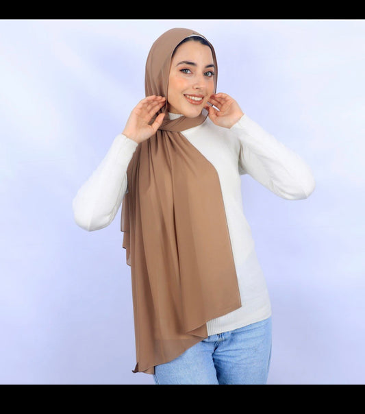 Chiffon hijab nonslip