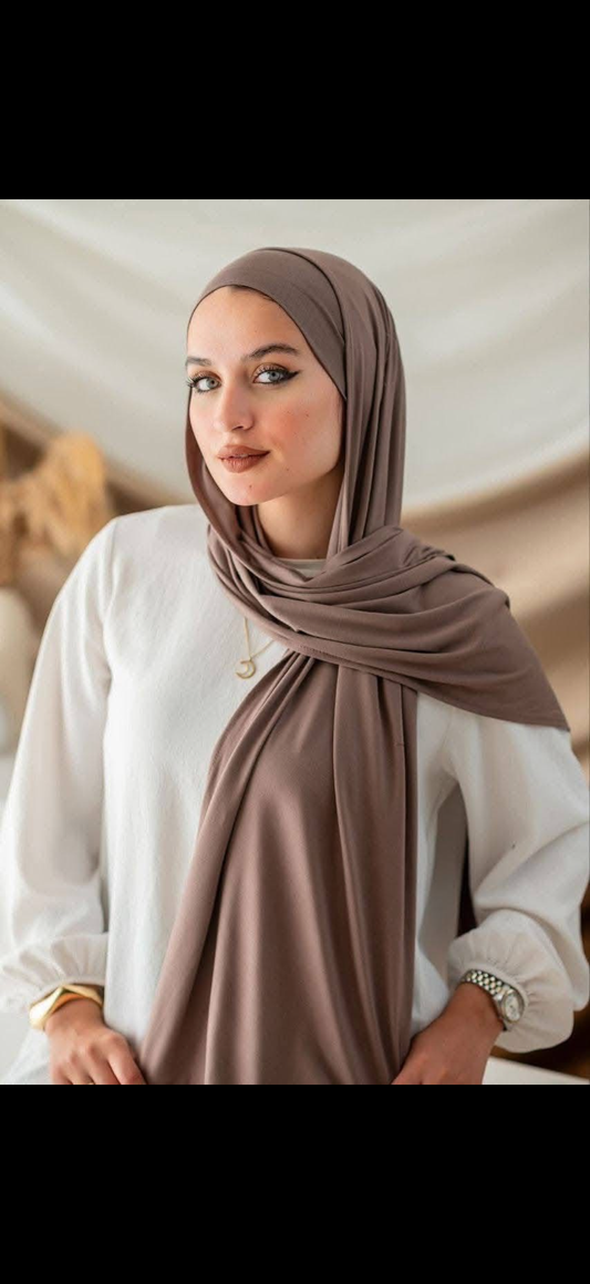 2 piece jersey hijab