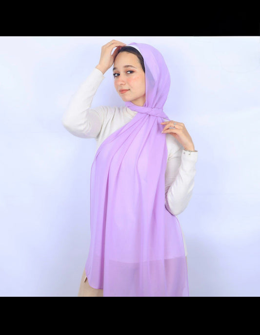 Chiffon hijab nonslip