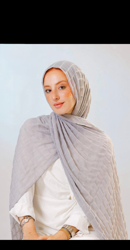 Bubble stretching chiffon