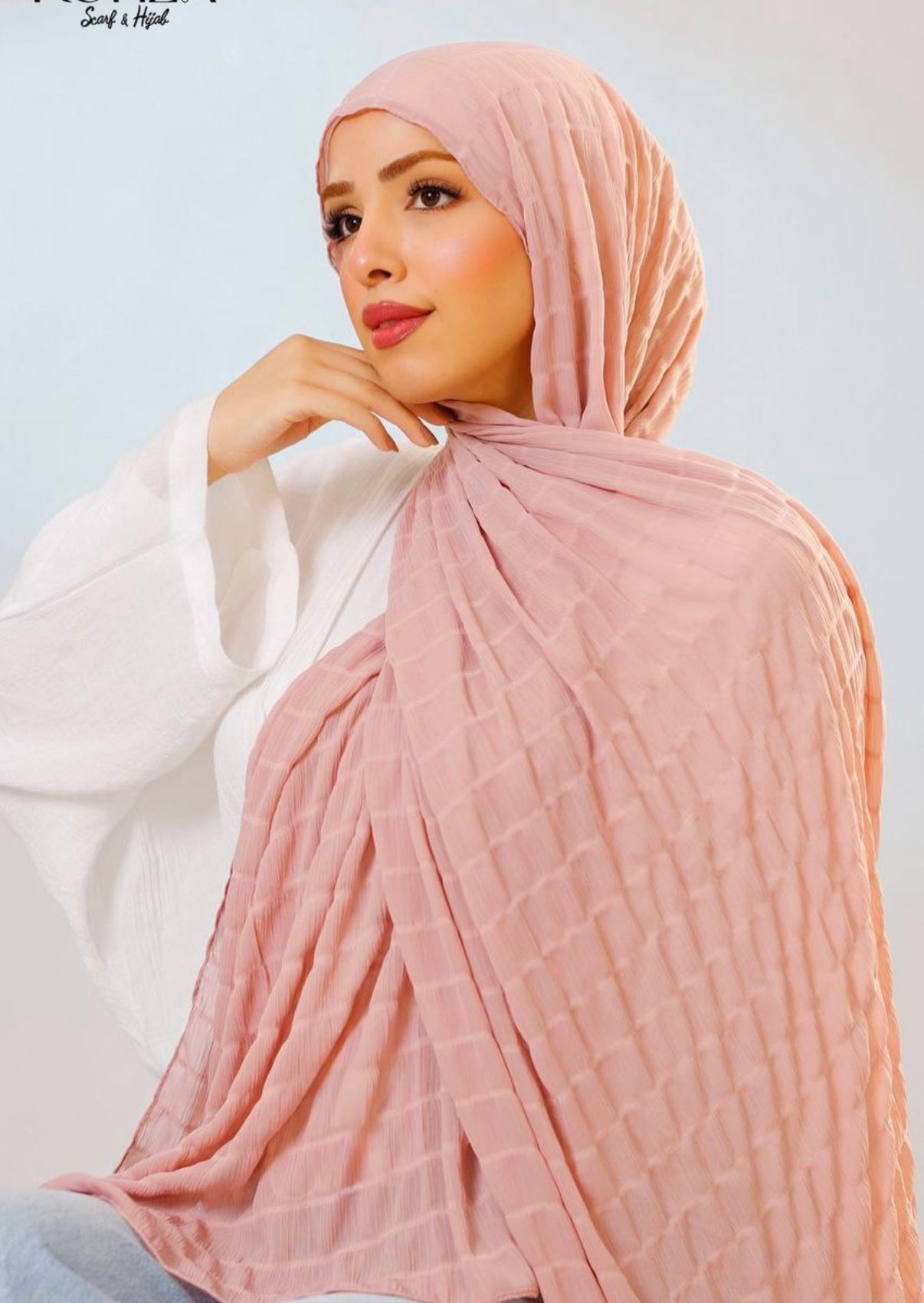 Bubble stretching chiffon