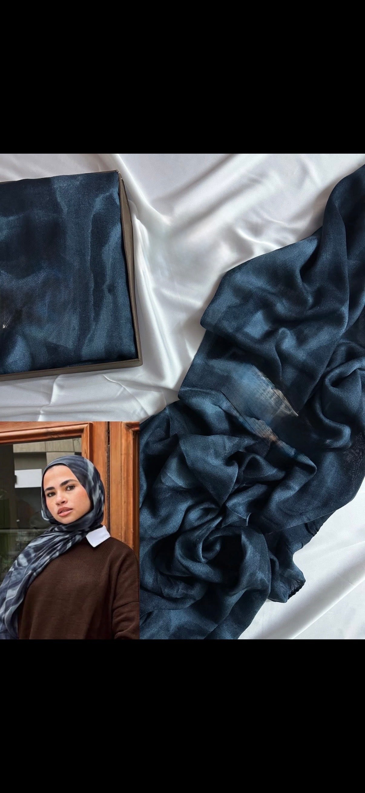 Marble model hijab