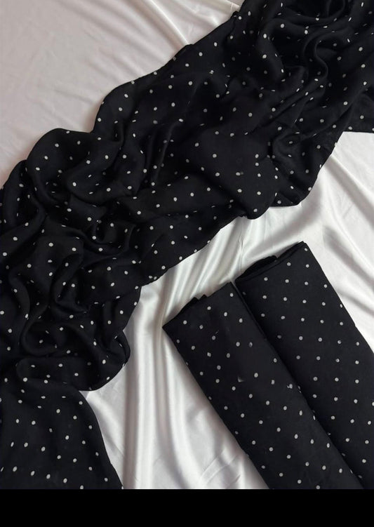 polka dots model hijab