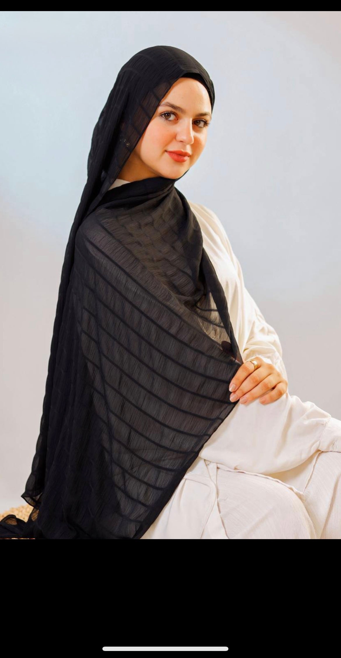 Bubble stretching chiffon