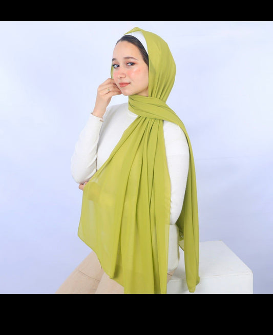 Chiffon hijab nonslip