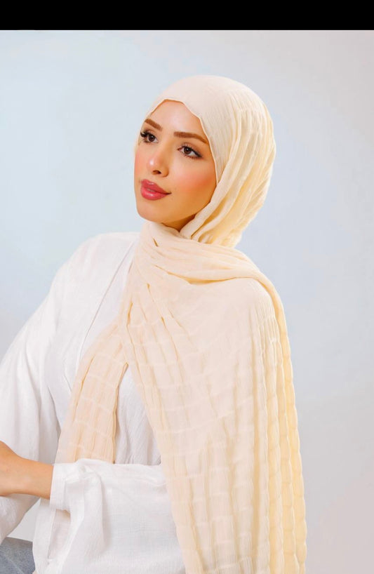 BubbleY stretchy chiffon hijab