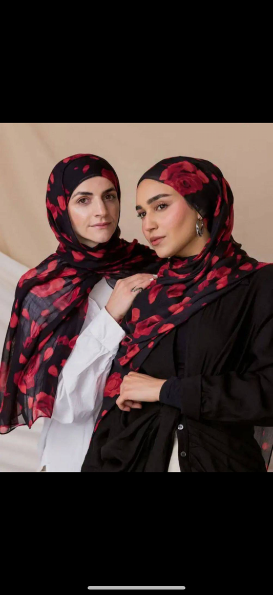 Model hijab