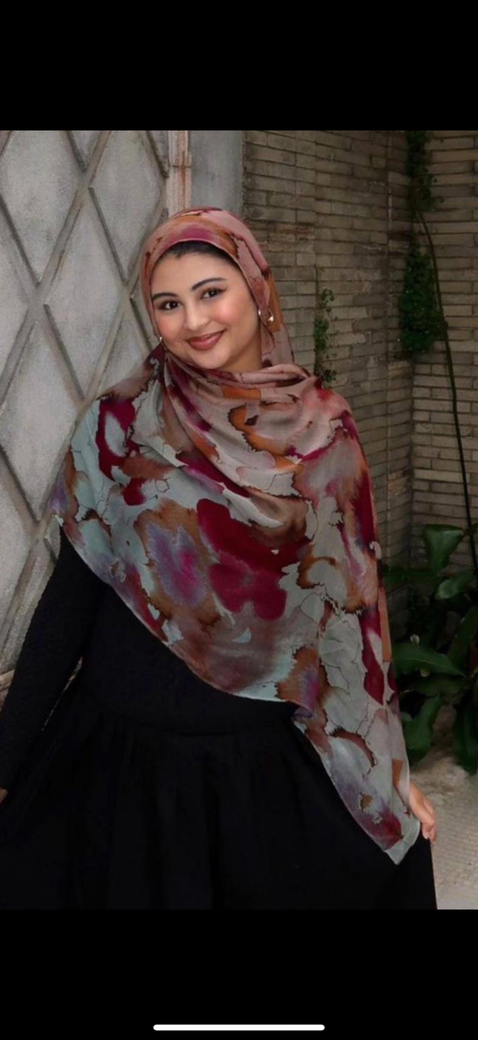 Model hijab
